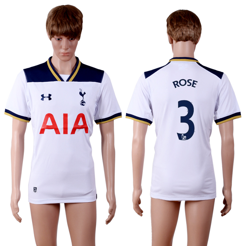2016-17 Tottenham Hotspur 3 ROSE Home Thailand Soccer Jersey