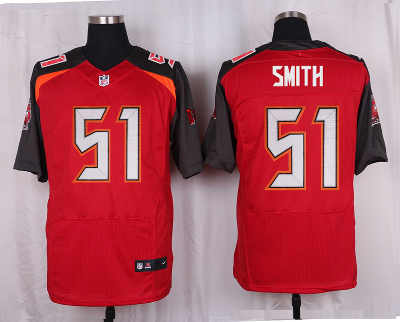 Nike Buccaneers 51 Daryl Smith Red Elite Jersey