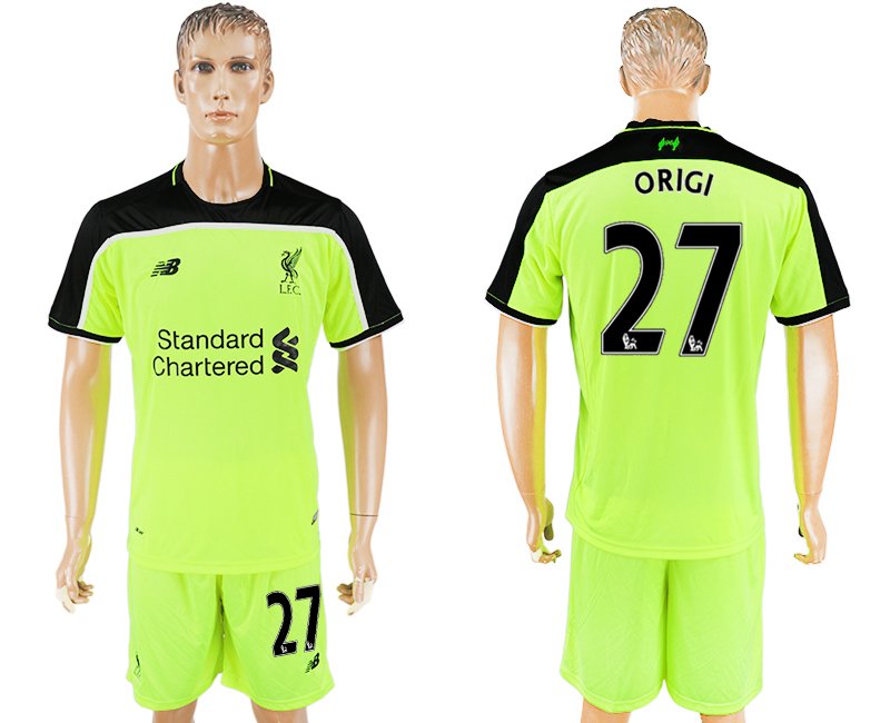 2016-17 Liverpool 27 ORIGI Third Away Soccer Jersey
