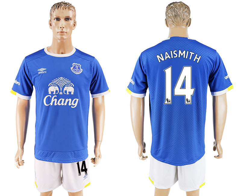 2016-17 Everton FC 14 NAISMITH Home Soccer Jersey