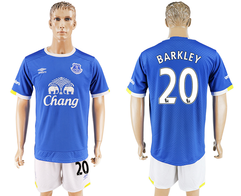 2016-17 Everton FC 20 BARKLEY Home Soccer Jersey