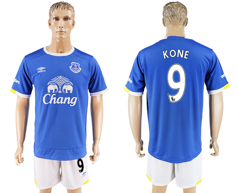 2016-17 Everton FC 9 KONE Home Soccer Jersey
