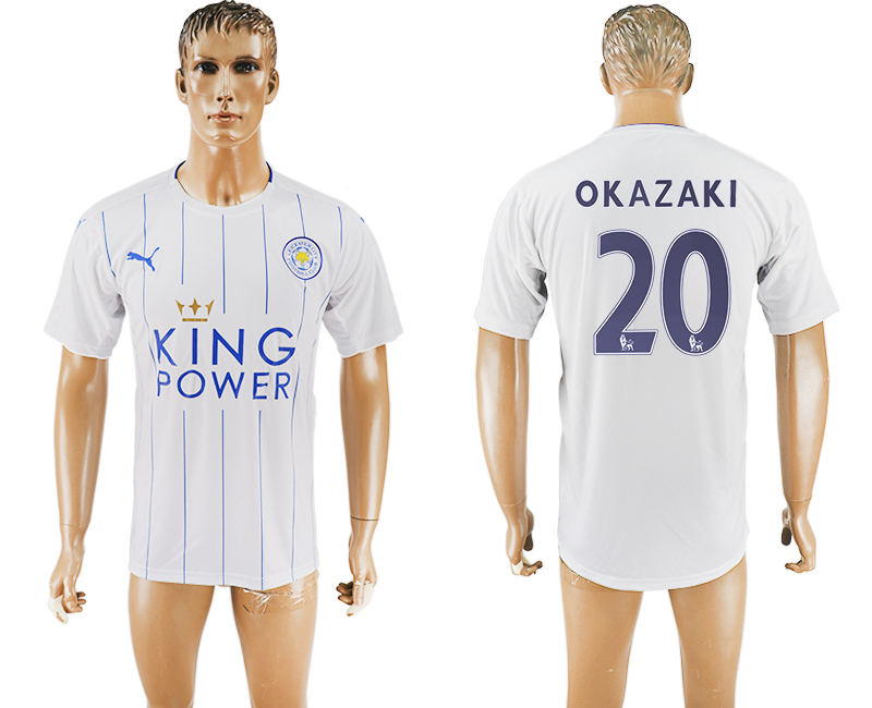 2016-17 Leicester City 20 OKAZAKI Third Away Thailand Soccer Jersey