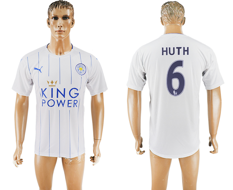 2016-17 Leicester City 6 HUTH Third Away Thailand Soccer Jersey