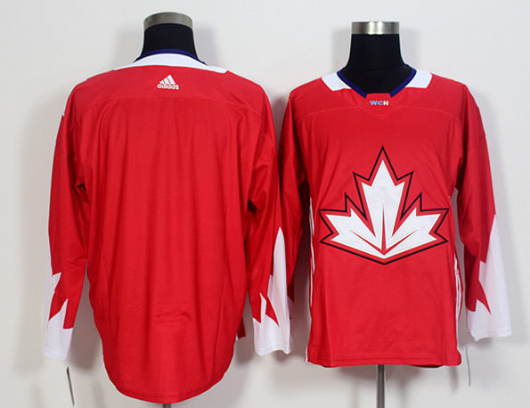 Canada Blank Red World Cup of Hockey 2016 Premier Player Jersey
