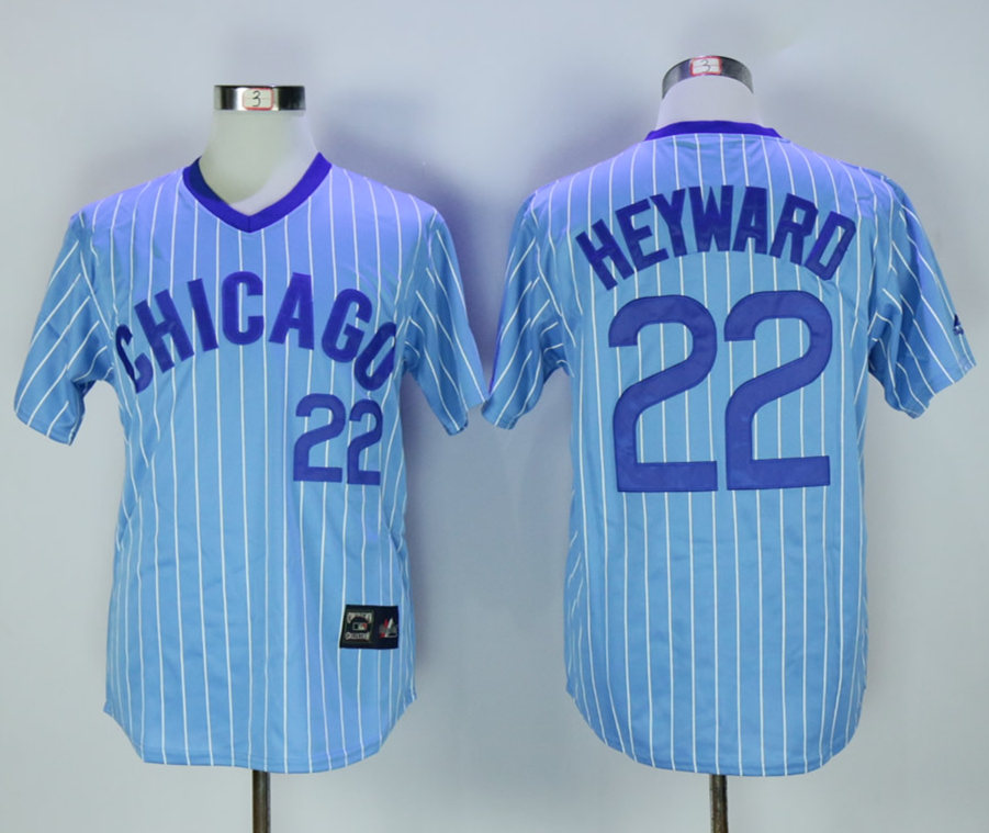 Cubs 22 Jason Heyward Blue Throwback Jersey Cubs 22 Jason Heyward Blue Throwback Jersey