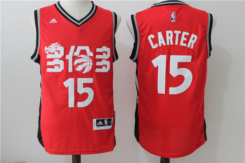 Raptors 15 Vince Carter Red 2016-17 Chinese New Year Swingman Jersey
