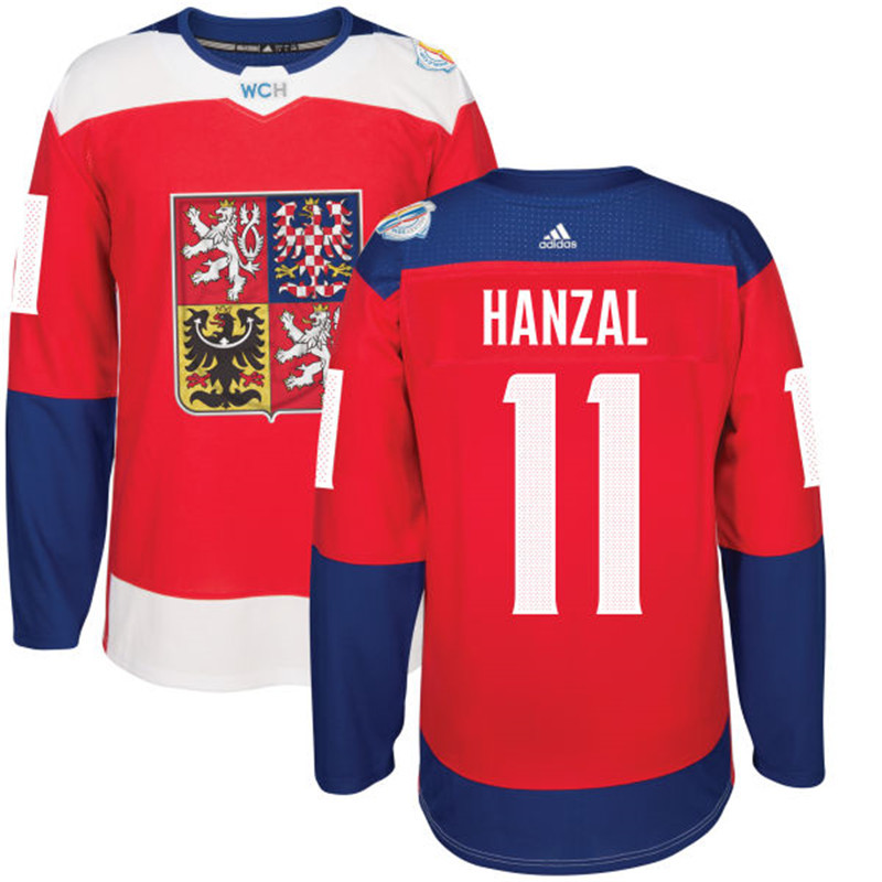 Czech Republic 11 Martin Hanzal Red 2016 World Cup Of Hockey Premier Player Jersey