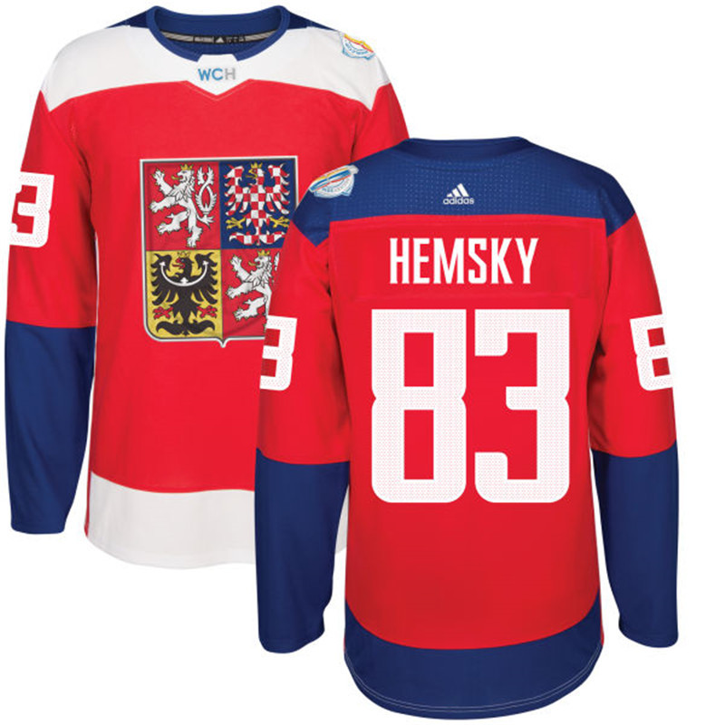 Czech Republic 83 Faksa Hemsky Red 2016 World Cup Of Hockey Premier Player Jersey