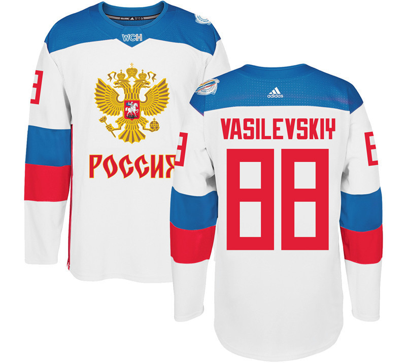 Russia 88 Andrei White 2016 World Cup Of Hockey Premier Player Jersey