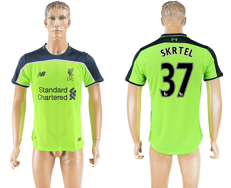 2016-17 Liverpool 37 SKRTEL Third Away Thailand Soccer Jersey 2016-17 Liverpool 37 SKRTEL Third Away Thailand Soccer Jersey