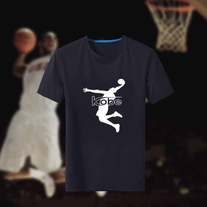 Kobe Bryant Fresh Logo Black Men's Short Sleeve T-Shirt