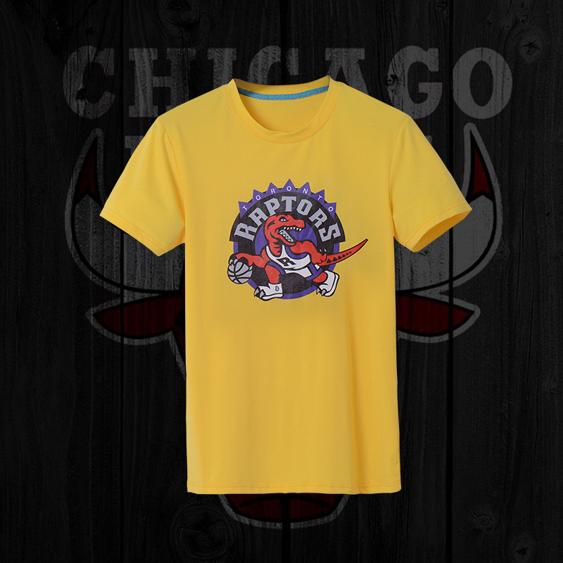 Raptors Fresh Logo Yellow Men's Short Sleeve T-Shirt