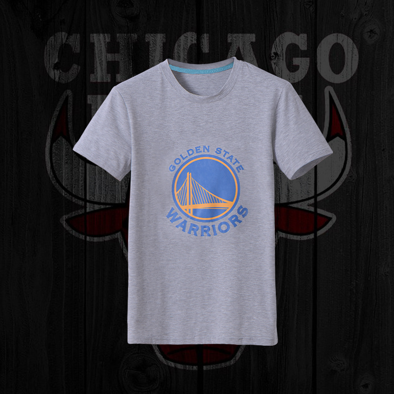 Warriors Fresh Logo Grey Men's Short Sleeve T-Shirt Warriors Fresh Logo Grey Men's Short Sleeve T-Shirt