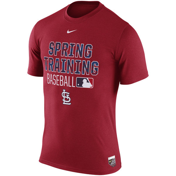 Men's St. Louis Cardinals Nike Red 2016 Authentic Collection Legend Team Issue Spring Training Performance T-Shirt