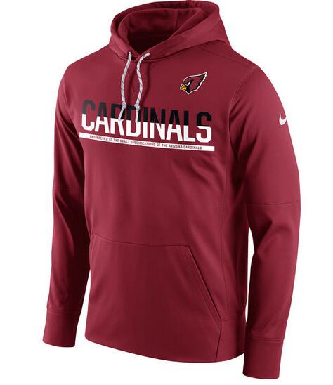 Arizona Cardinals Nike Sideline Circuit Pullover Performance Hoodie Cardinal