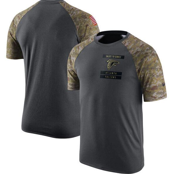 Falcons Anthracite Salute to Service Men's Short Sleeve T-Shirt