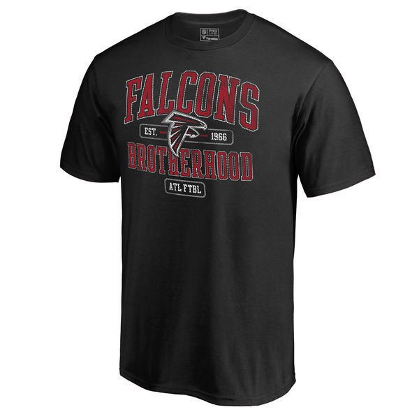 Atlanta Falcons Brotherhood Black Men's Short Sleeve T-Shirt