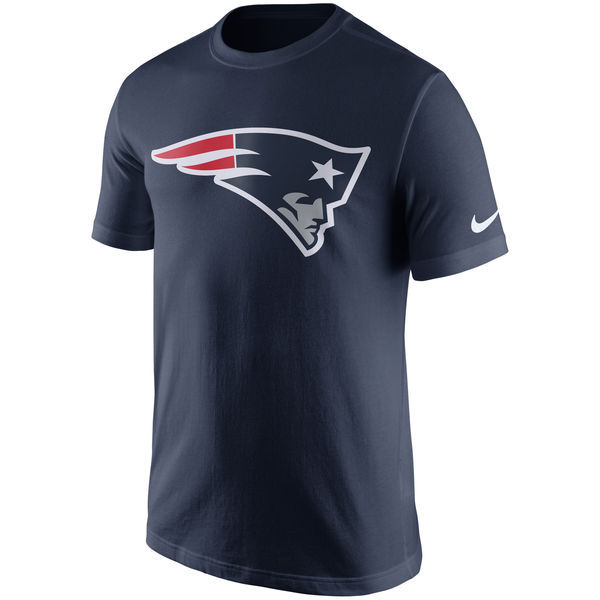 New England Patriots Team Logo Navy Men's Short Sleeve T-Shirt