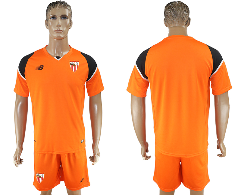 2016-17 Sevilla Orange Goalkeeper Soccer Jersey
