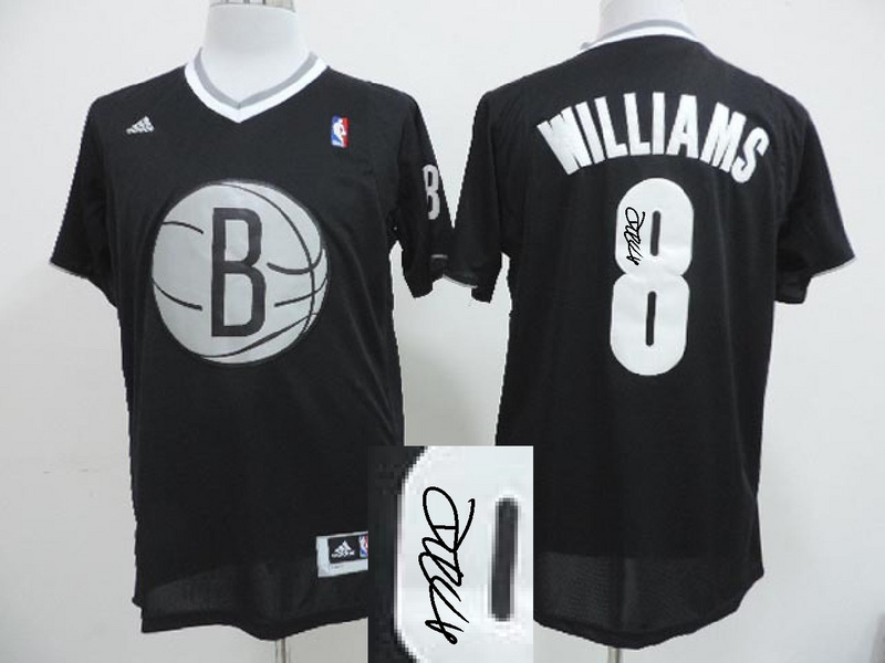 Nets 8 Williams Black Signature Jerseys