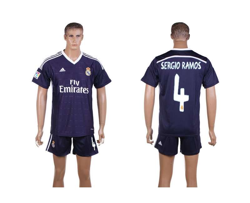 2014-15 Real Madrid 4 Sergio Ramos Away Jerseys