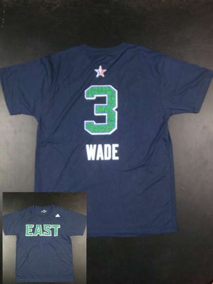 2014 All Star East 3 Wade Navy T Shirt
