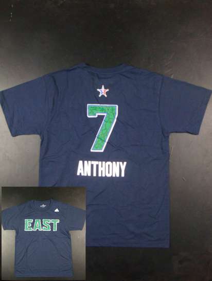 2014 All Star East 7 Anthony Navy T Shirt