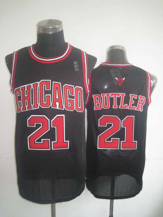Bulls 21 Butler Black New Revolution 30 Jerseys