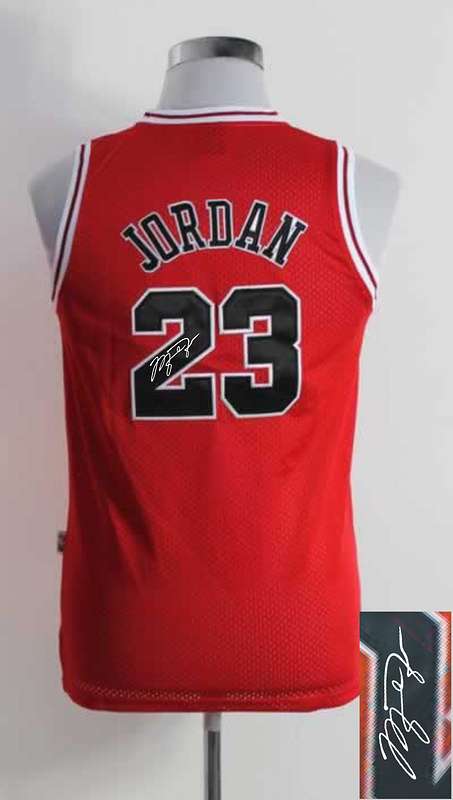 Bulls 23 Jordan Red Signature Edition Women Jerseys