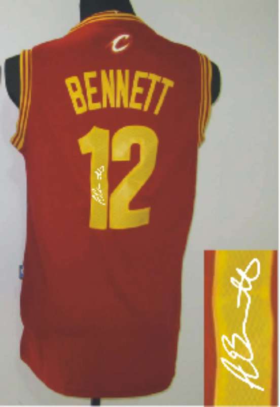 Cavaliers 12 Bennett Red Signature Edition Jerseys