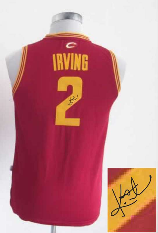 Cavaliers 2 Irving Red Signature Edition Women Jerseys