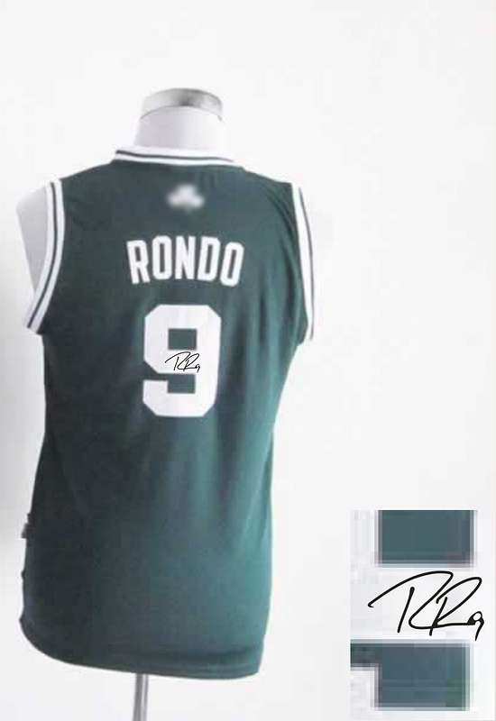 Celtics 9 Rondo Green Signature Edition Women Jerseys