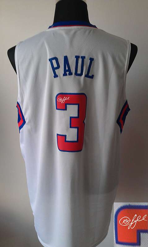 Clippers 3 Paul White Signature Edition Jerseys