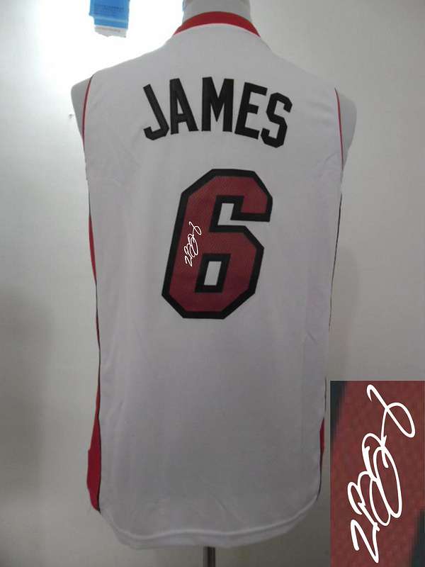 Heat 6 James White New Signature Edition Jerseys
