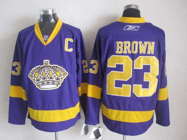 Kings 23 Brown Purple Jerseys