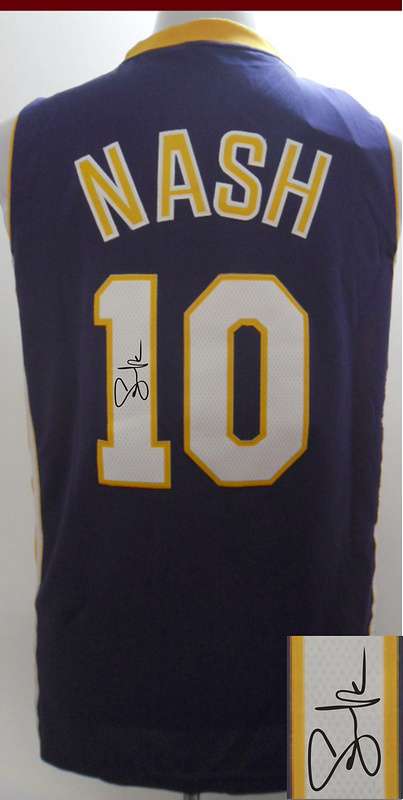 Lakers 10 Nash Purple Signature Edition Jerseys