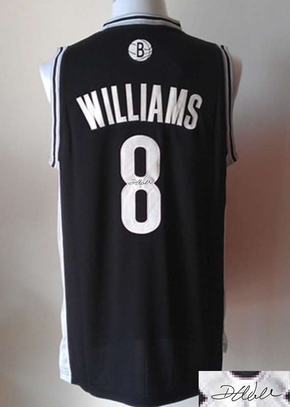 Nets 8 Williams Black Signature Edition Jerseys