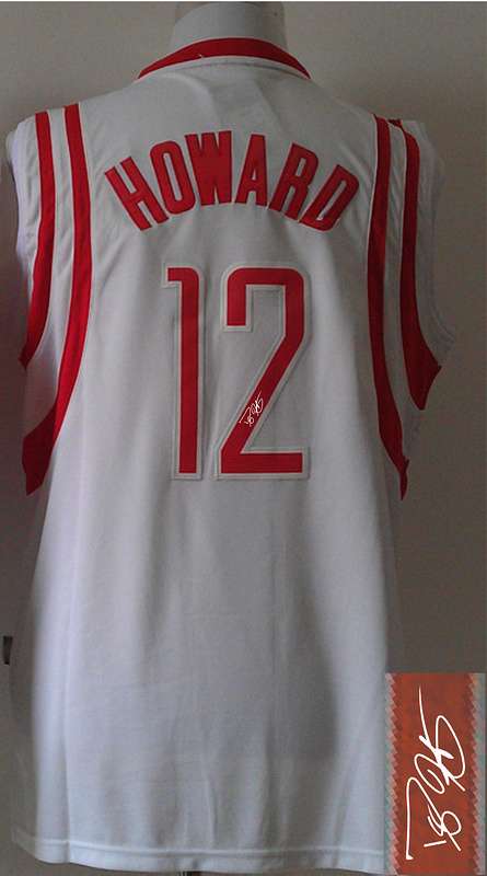 Rockets 12 Howard White Signature Edition Jerseys