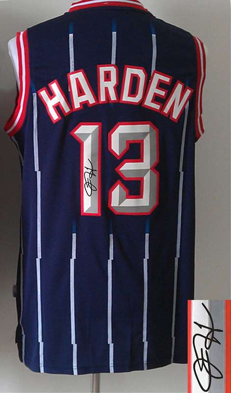 Rockets 13 Harden Hardwood Classics Signature Edition Jerseys