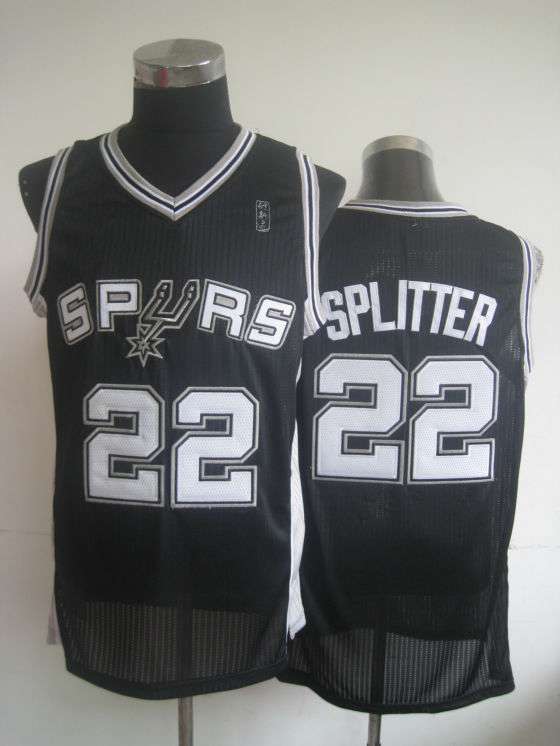 Spurs 22 Splitter Black New Revolution 30 Jerseys