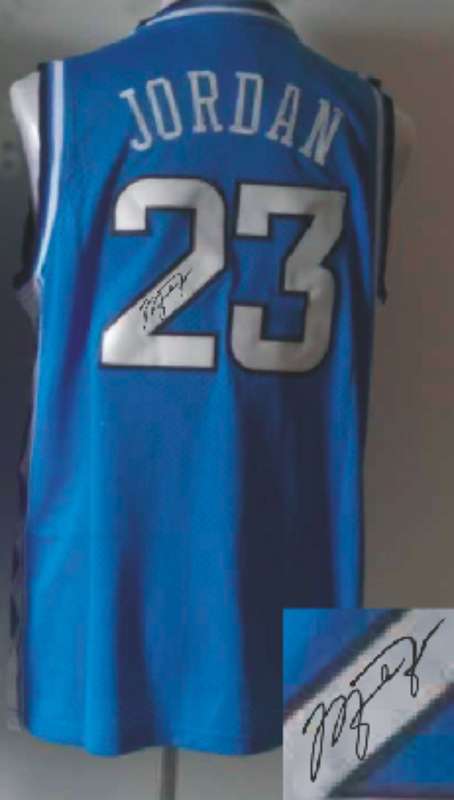 Wizards 23 Jordan Blue Signature Edition Jerseys