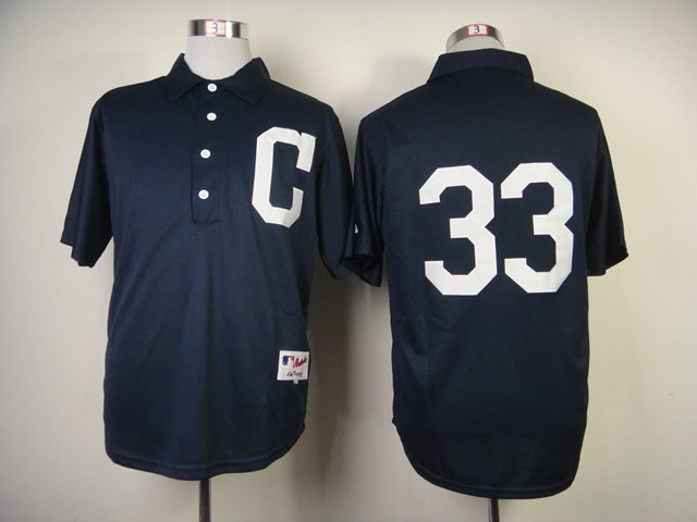 Indians 33 Nick Swisher Dark Blue 1902 Turn Back The Clock Jersey