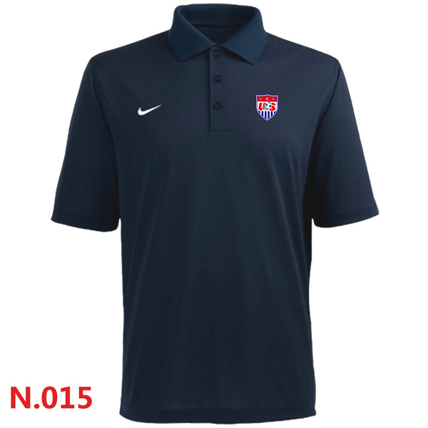 Nike USA 2014 World Soccer Authentic Polo D.Blue