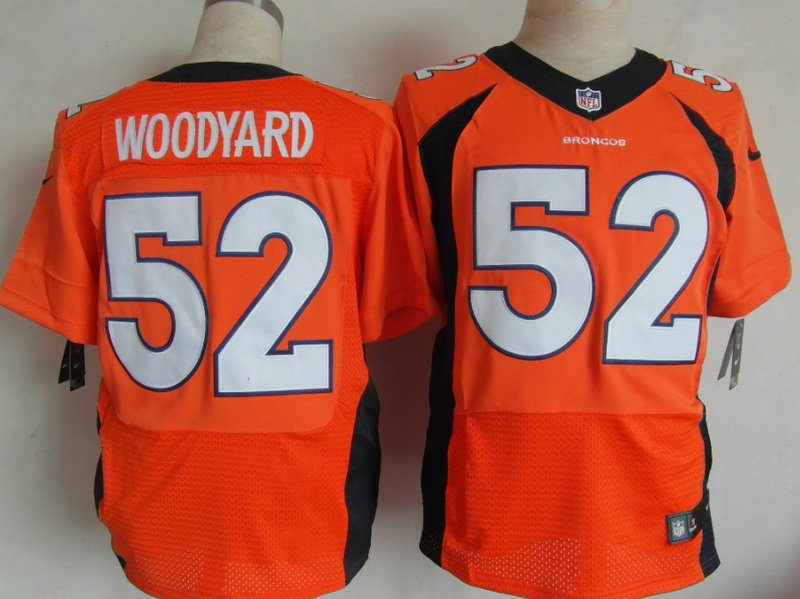 Nike Broncos 52 Woodyard Orange Elite Jerseys