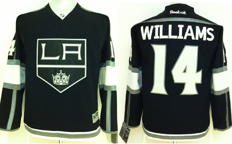 Kings 14 Williams Black Youth Jersey