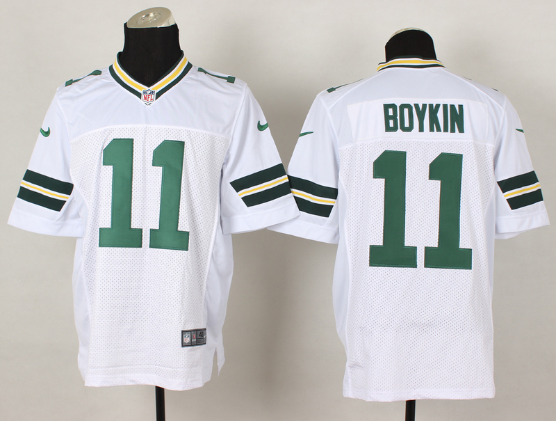 Nike Packers 11 Boykin White Elite Jersey