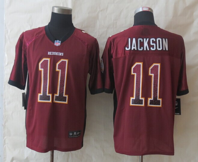 Nike Redskins 11 Jackson Drift Fashion Red Elite Jerseys