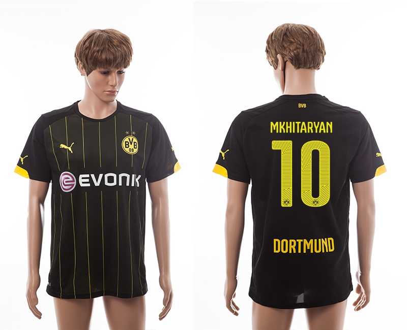2014-15 Dortmund 10 Mkhitaryan Away Thailand Jerseys