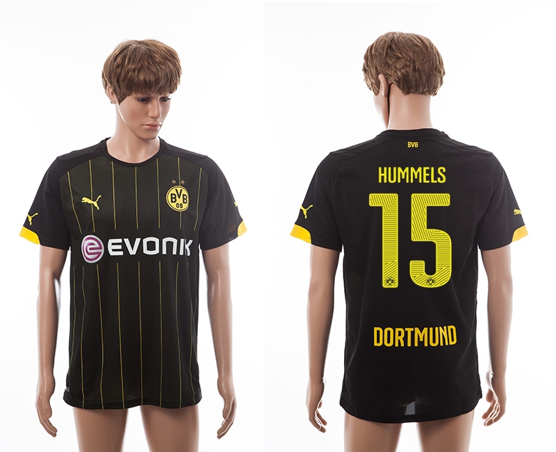 2014-15 Dortmund 15 Hummels Away Thailand Jerseys
